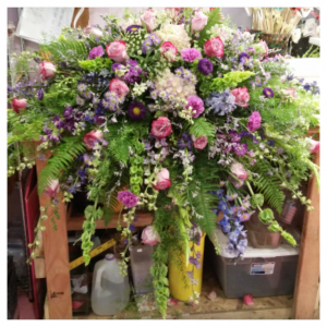 Custom Casket Flowers