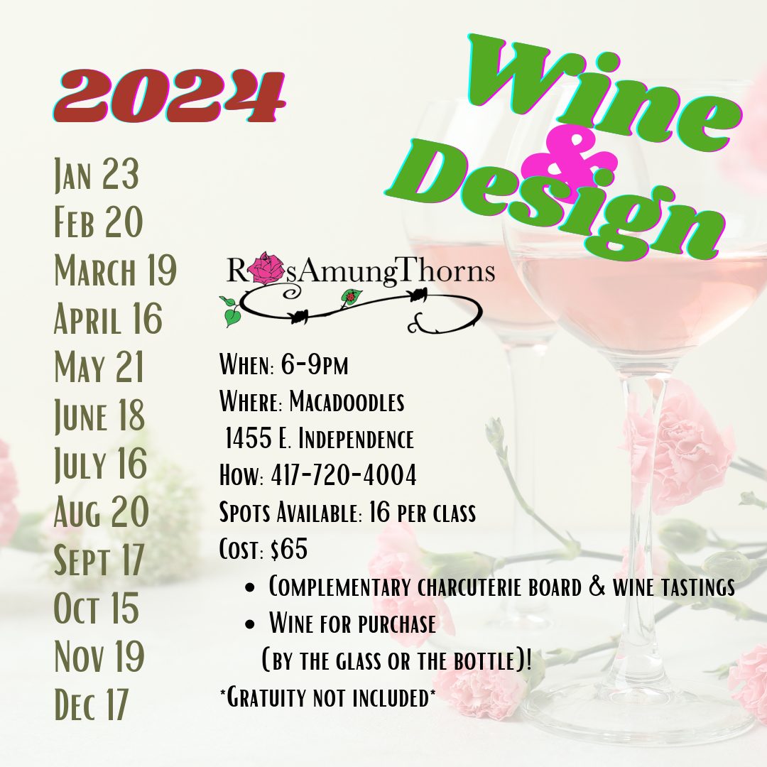 Wine And Floral Design Classes   Wine Design 2024 1 